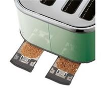 RUSSELL HOBBS Stylevia 26294 4-Slice Toaster - Sage Green - BOX DAMAGE