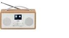 LOGIK L45DABW23 Portable DAB+/FM Radio - White and Brown - DAMAGED BOX