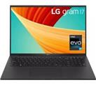 LG gram 17 17Z90R-K.AD7BA1 17 Laptop - Intel Core i7, 2 TB SSD, Black