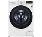 LG DD V7 F4V710WTSA WiFi 10.5kg 1400rpm Washing Machine - White - REFURB-B