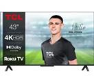 TCL 43RP630K Roku TV - 43 Smart 4K Ultra HD HDR LED TV - DAMAGED BOX