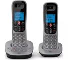 BT 7660 Cordless Phone - Twin Handsets, Silver and Black - DAMAGED BOX
