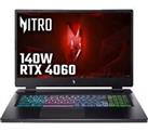 ACER Nitro 17 17.3 Gaming Laptop - Intel Core i7, RTX 4060, 1TB - REFURB-B