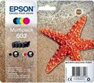 EPSON 603 Starfish Cyan, Magenta, Yellow & Black Ink Cartridge DAMAGED BOX