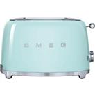 SMEG TSF01PGUK 2-Slice Toaster - Pastel Green, Green