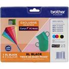 BROTHER LC223/LC227XL Tri-colour & Black Ink Cartridges - Multipack, Black & Tri-colour