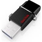 SANDISK Ultra Dual USB 3.0 & Micro USB Memory Stick - 32 GB, Black, Black