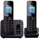 PANASONIC KX-TG8182EB Cordless Phone with Answering Machine - Twin Handsets