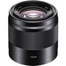 SONY E 50 mm f/1.8 OSS Standard Prime Lens  Black