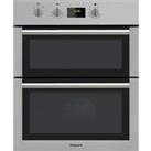 HOTPOINT Class 4 DU4 541 IX Electric Built-under Double Oven - Black & Stainless Steel, Stainles