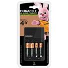 DURACELL CEF14 4-Battery Charger with Batteries