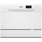 ZANUSSI ZDM17301WA Compact Dishwasher - White, White