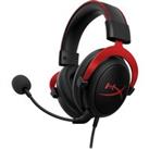 HYPERX Cloud II Pro 7.1 Gaming Headset - Black & Red, Red