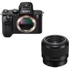 Sony a7 II Mirrorless Camera & FE 50 mm f/1.8 Standard Prime Lens Bundle, Black
