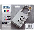 EPSON Padlock 35 Cyan, Magenta, Yellow & Black Ink Cartridges - Multipack, Black & Tri-colou