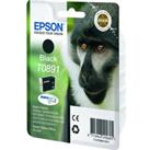 Epson Monkey T0891 Black Ink Cartridge, Black