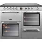 LEISURE Cookmaster CK100C210S Electric Ceramic Range Cooker - Silver & Chrome, Silver/Grey