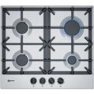 NEFF N70 T26DS49N0 Gas Hob - Stainless Steel, Stainless Steel