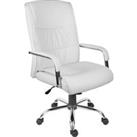 TEKNIK 6901WH Faux-leather Reclining Executive Chair - Kendal White