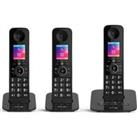 BT Premium 090632 Cordless Phone - Triple Handsets, Black