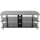 AVF SDC1250CM 1250 mm TV Stand - Black & Chrome, Silver/Grey,Black