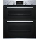 BOSCH Series 4 NBS533BS0B Electric Built-under Double Oven - Stainless Steel, Stainless Steel