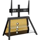 AVF Easel 925 mm TV Stand with Bracket with 4 Colour Settings, Black