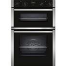 NEFF N50 U1ACE5HN0B Electric Double Oven - Stainless Steel, Stainless Steel