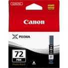 Canon PGI-72 Photo Black Ink Cartridge, Black