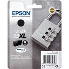 Epson 35 Padlock XL Black Ink Cartridge, Black