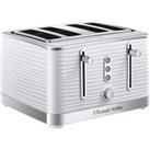 RUSSELL HOBBS Inspire 24380 4-Slice Toaster - White, White