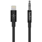 BELKIN Lightning to 3.5 mm Audio Cable - 0.9 m, Black