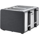 BOSCH Silicone TAT7S45GB 4-Slice Toaster - Graphite, Black,Silver/Grey