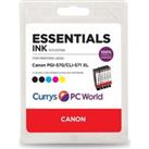 ESSENTIALS Canon 570XL & 571XL Cyan, Magenta, Yellow & Black x 2 Ink Cartridges - Multipack,