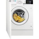 ZANUSSI Z816WT85BI Integrated 8 kg Washer Dryer, White