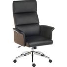 TEKNIK Elegance 6950BLK Leather-look Executive Chair - Black