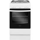 INDESIT Click&Clean IS5G1KMW/U 50 cm Gas Cooker ? White, White