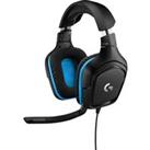 LOGITECH G432 7.1 Gaming Headset - Black & Blue, Black,Blue