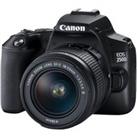 CANON EOS 250D DSLR Camera with EF-S 18-55 mm f/3.5-5.6 III Lens, Black