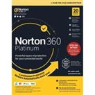 NORTON 360 Platinum - 1 year for 20 devices