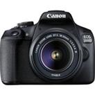CANON EOS 2000D DSLR Camera with EF-S 18-55 mm f/3.5-5.6 III Lens, Black