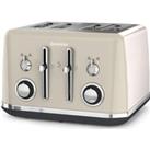 BREVILLE Mostra VTT930 4-Slice Toaster - Cream