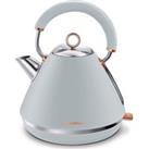 MORPHY RICHARDS Rose Gold Collection Accents 102040 Traditional Kettle  Grey & Rose Gold