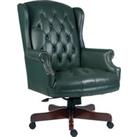 TEKNIK Chairman Bonded-leather Tilting Executive Chair - Green
