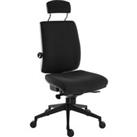 TEKNIK Ergo Plus Ultra HR Fabric Operator Chair - Black
