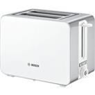 BOSCH Sky TAT7201GB 2-Slice Toaster - White, White
