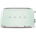 SMEG TSF02PGUK 4-Slice Toaster - Pastel Green, Cream