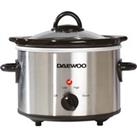 DAEWOO SDA1363 Slow Cooker - Stainless Steel, Stainless Steel