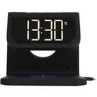 AKAI A58125 Alarm Clock - Black, Black