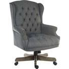 TEKNIK Chairman Fabric Tilting Executive Chair - Grey
